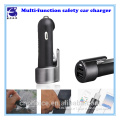 12V/24V steel usb car charger for cell phone with window breaker
